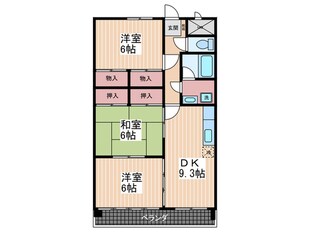 キャッスル林の物件間取画像